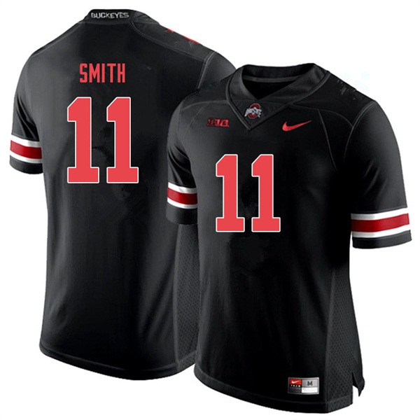 Ohio State Buckeyes #11 Tyreke Smith College Football Jerseys Sale-Black Out